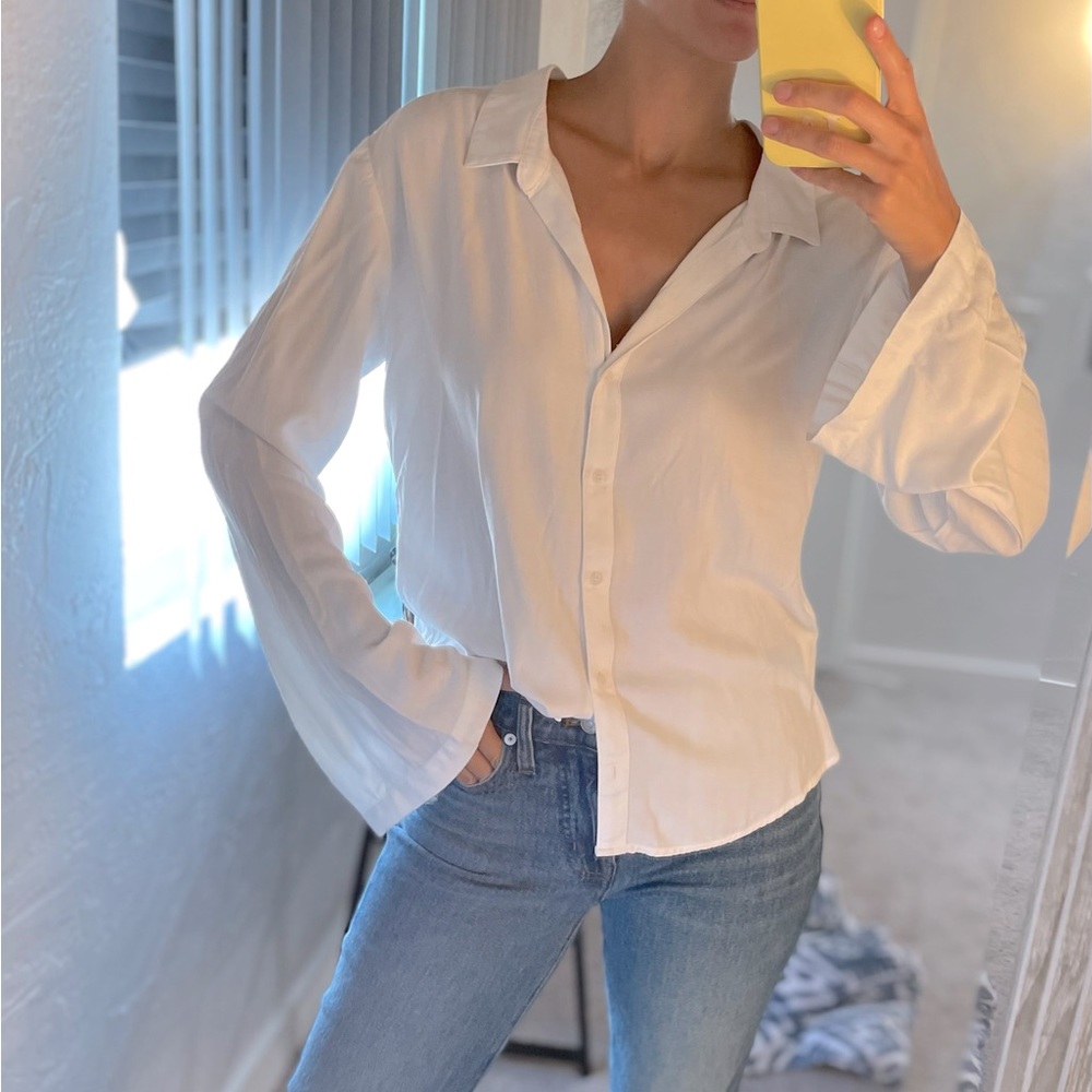 Cloth and Stone blouse - white size S